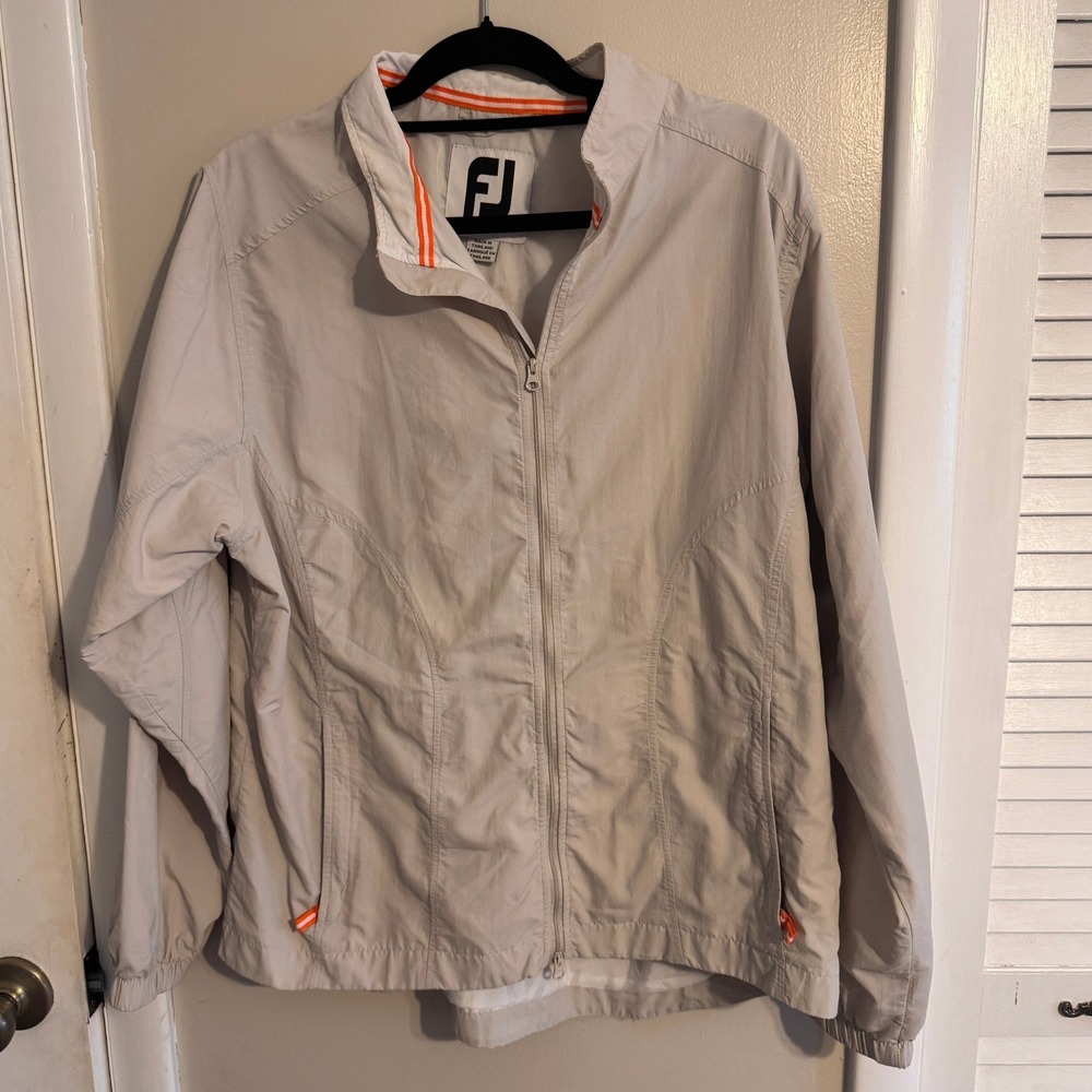 FootJoy Womens Zip up Golf Jacket SZ XL